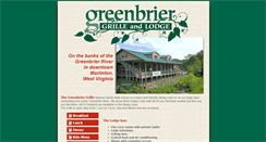 Desktop Screenshot of greenbriergrille.com